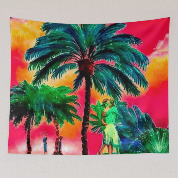 Item preview, Kissing under Palms designed and sold by George Hutton Hunter.