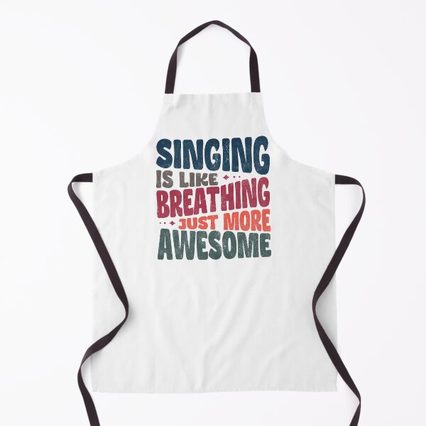 Item preview, Singing is like breathing just more awesome designed and sold by Line2Rhyme.