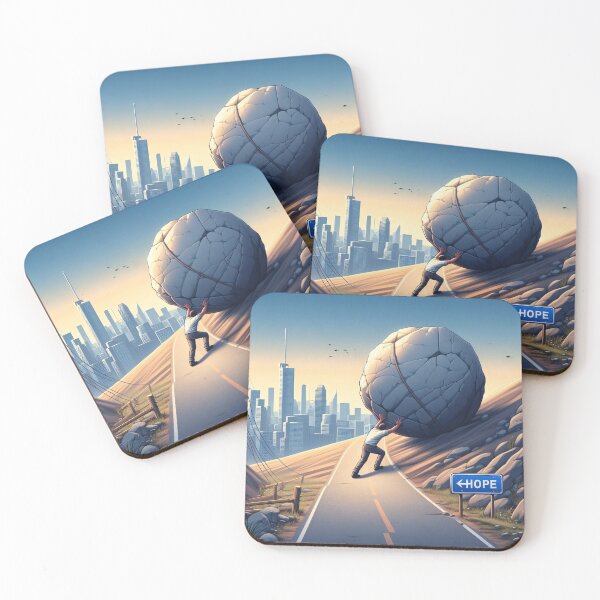 Item preview, Sisyphus - The Eternal Struggle designed and sold by ClassicRetroism.