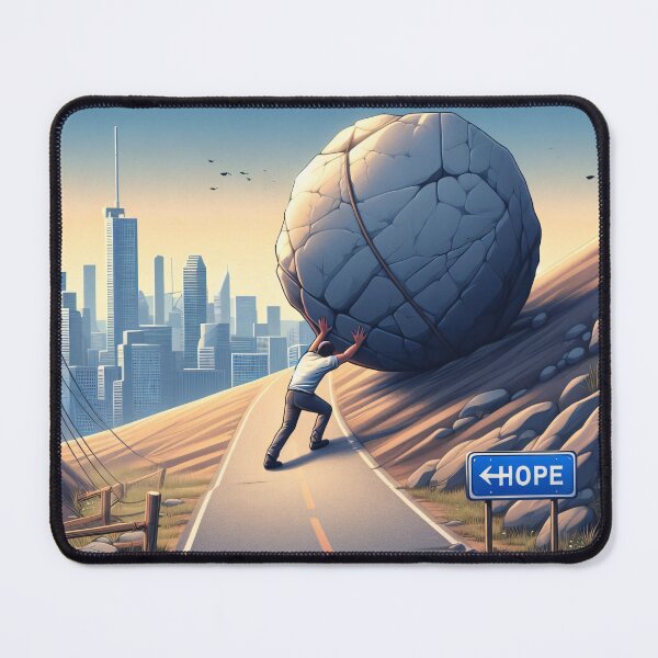 Item preview, Sisyphus - The Eternal Struggle designed and sold by ClassicRetroism.