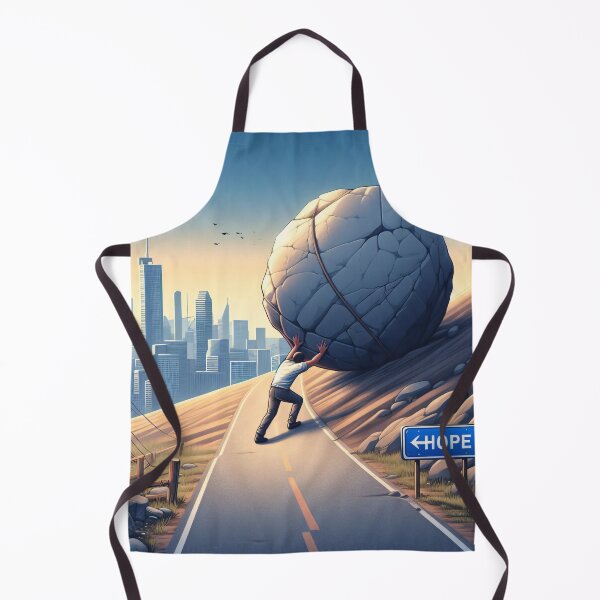 Item preview, Sisyphus - The Eternal Struggle designed and sold by ClassicRetroism.