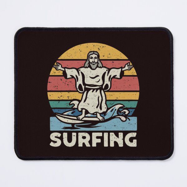Item preview, Jesus surfing - fun on a surfboard designed and sold by Superdealkoeln.