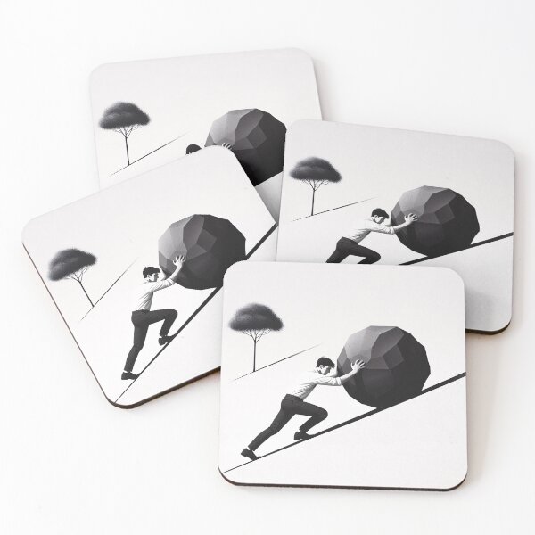 Item preview, Sisyphus - The Eternal Struggle designed and sold by ClassicRetroism.