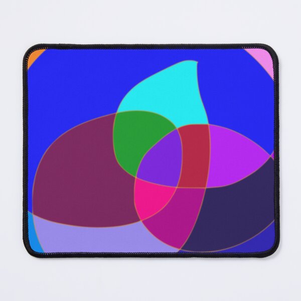 Item preview, Colorful Abstract Composition with Geometric Shapes and Flowing Lines designed and sold by masabo.