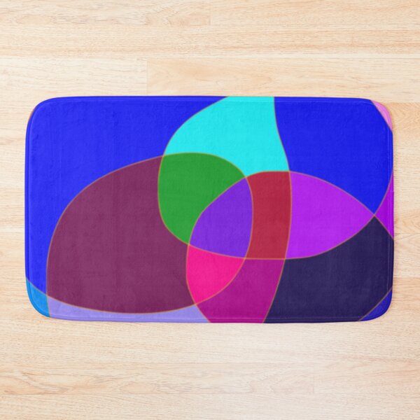 Item preview, Colorful Abstract Composition with Geometric Shapes and Flowing Lines designed and sold by masabo.