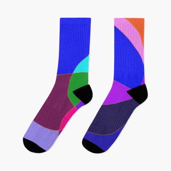 Item preview, Colorful Abstract Composition with Geometric Shapes and Flowing Lines designed and sold by masabo.