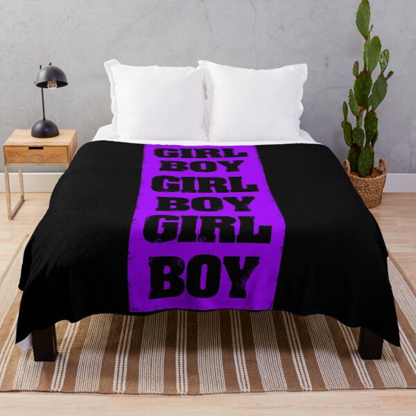 Item preview, Girl Boy Girl Boy Girl Boy Girl Boy Repeating In Purple designed and sold by NeavesPhoto.