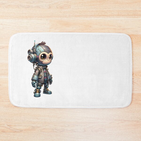 Item preview, Cute Cyberpunk Robot Monkey! designed and sold by kukamatsu.
