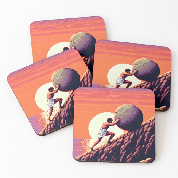 Item preview, Sisyphus - The Eternal Struggle designed and sold by ClassicRetroism.