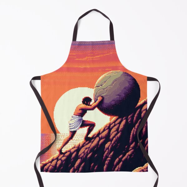 Item preview, Sisyphus - The Eternal Struggle designed and sold by ClassicRetroism.