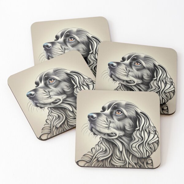 Item preview, Profile of a Cocker Spaniel designed and sold by James DeFazio.