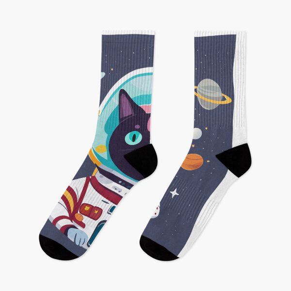 Item preview, Astronaut Cat In Space With Planets designed and sold by griceyvisuals.