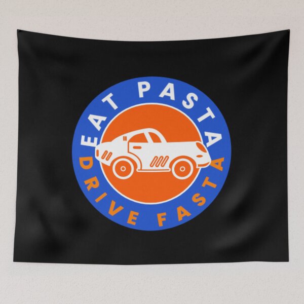 Item preview, Eat pasta drive fasta designed and sold by vyascreations.