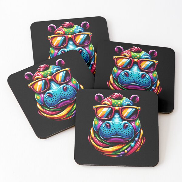 Item preview, Cool Hippo with Sunglasses designed and sold by BRVART.