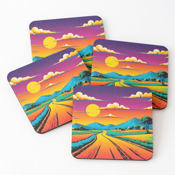 Item preview, Liminal Space Road - Pop Art, Dreamcore Design designed and sold by liminal-concept.