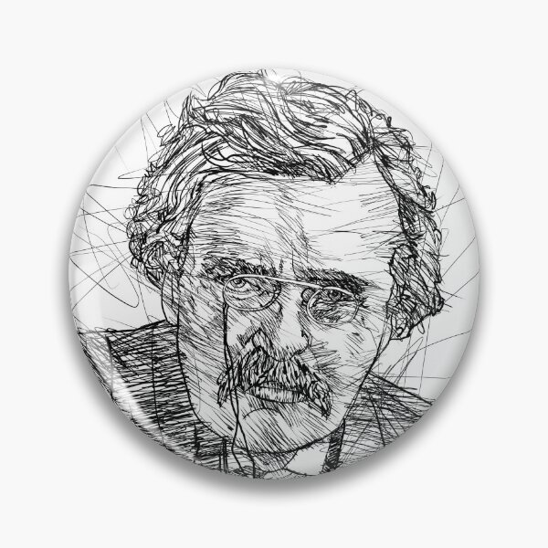 Item preview, G. K. CHESTERTON ink portrait.1 designed and sold by lautir.