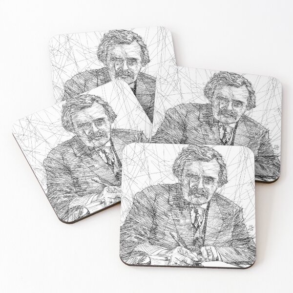 Item preview, G. K. CHESTERTON ink portrait.1 designed and sold by lautir.