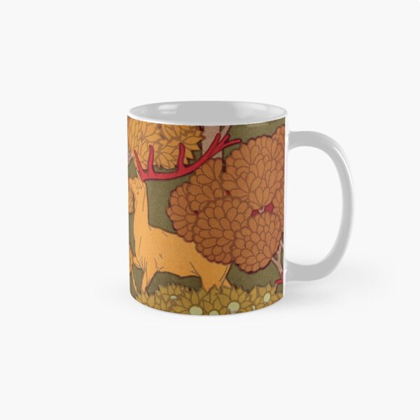 Item preview, Woodland Charm Deer and Tree Border designed and sold by InnerCitadel.