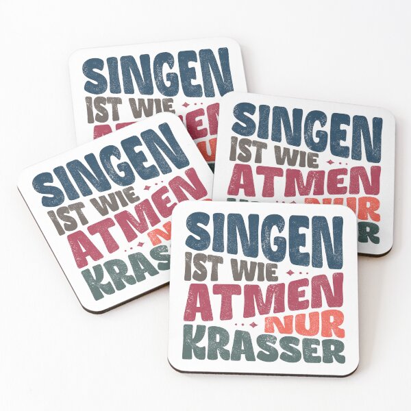 Artikelvorschau, Singen ist wie Atmen nur krasser entworfen und verkauft von Line2Rhyme.