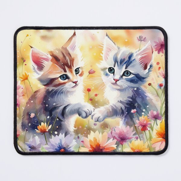 Item preview, Kittens in the Summer Flower Garden designed and sold by Simplybe1.