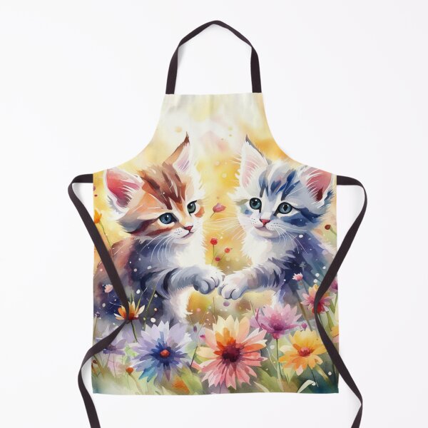 Item preview, Kittens in the Summer Flower Garden designed and sold by Simplybe1.