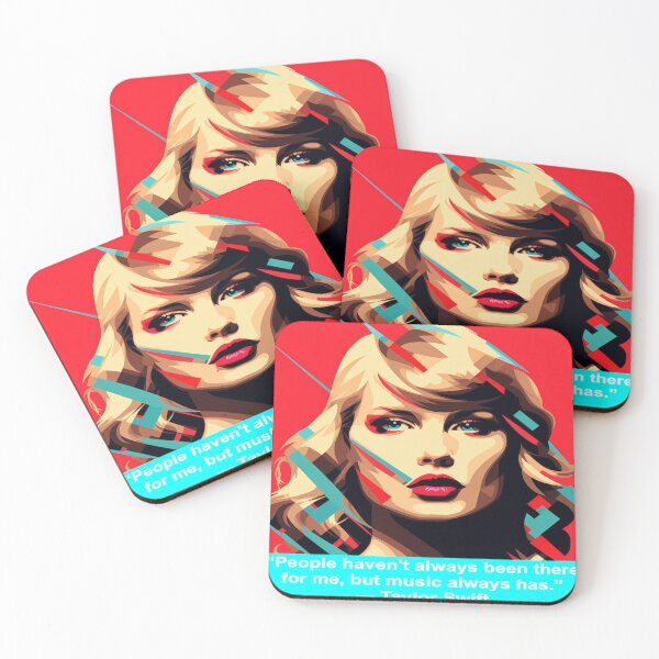 Item preview, “People haven't always been there for me, but music always has.” ― Taylor Swift designed and sold by CanvasLady.