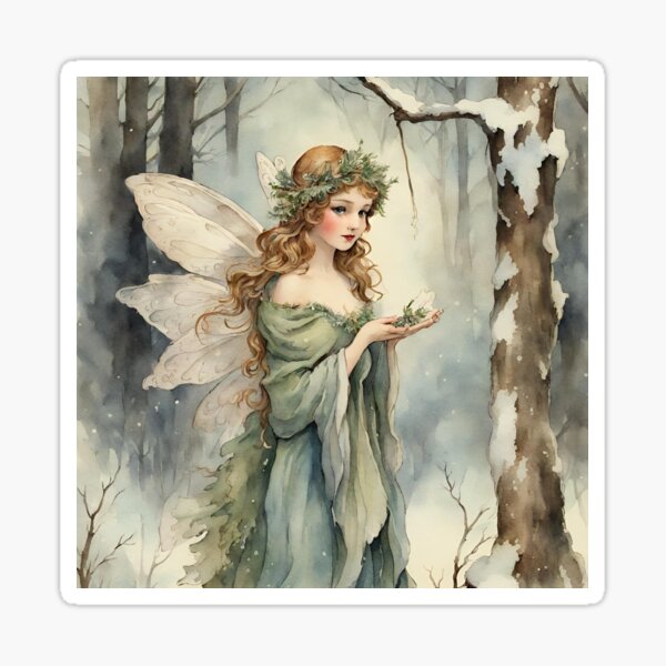 Winter Fairy Sticker