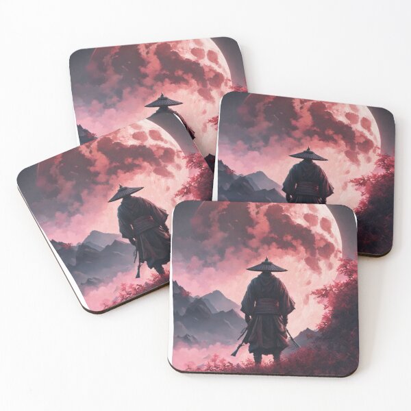 Item preview, Samurai and the Blood Moon designed and sold by Toms Tee.