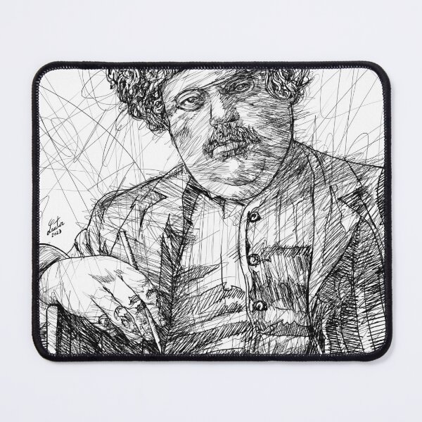 Item preview, G. K. CHESTERTON ink portrait .2 designed and sold by lautir.