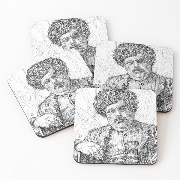 Item preview, G. K. CHESTERTON ink portrait .2 designed and sold by lautir.