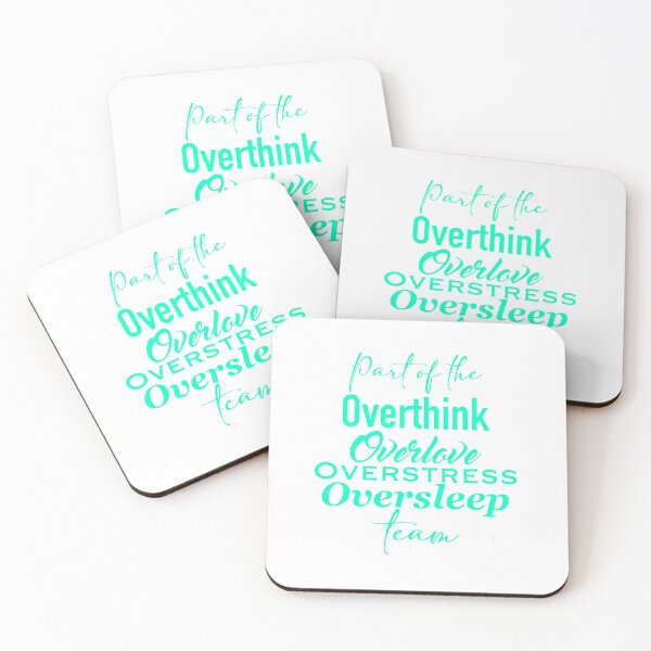 Item preview, Part of the Over Team - Aqua designed and sold by TeaLimeTwo.