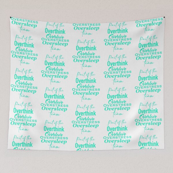 Item preview, Part of the Over Team - Aqua designed and sold by TeaLimeTwo.