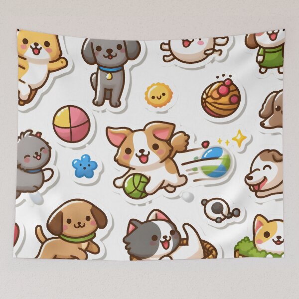 Item preview, Furry Frolics: Joyful Pet Moments designed and sold by AI-Only Creations.
