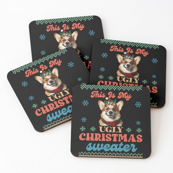 Item preview, "Joyful Pembroke Welsh Corgi 2024 Ugly Christmas Sweater " designed and sold by Xhevahir.