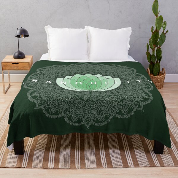 Item preview, Tranquility Lotus Flower Spiritual Mandala designed and sold by Bolly & Maple.