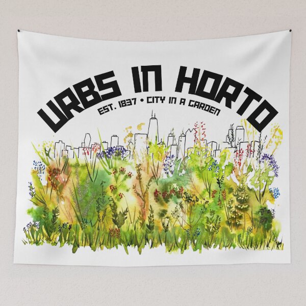 Item preview, Urbs in Horto Watercolor designed and sold by Color Chicago.