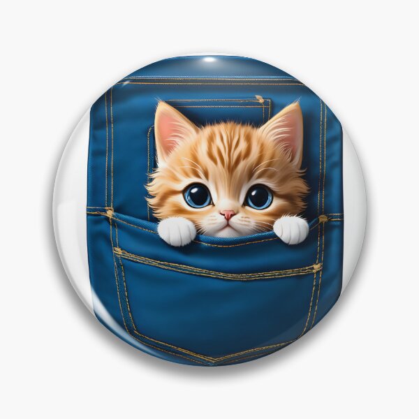 Item preview, Adorable kitten In My Pocket For Cats Lovers designed and sold by ColorFlick.