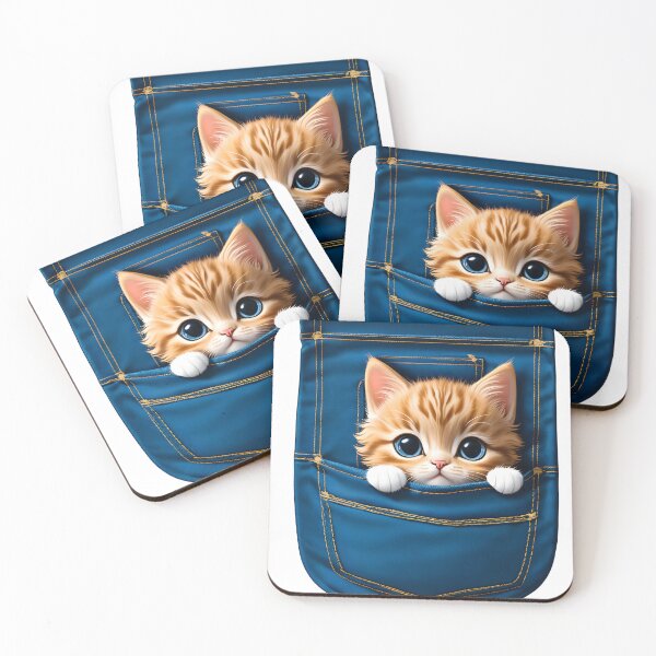 Item preview, Adorable kitten In My Pocket For Cats Lovers designed and sold by ColorFlick.