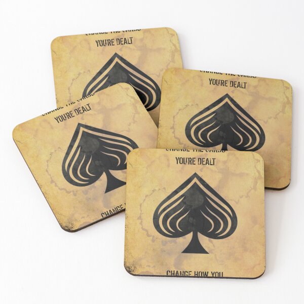 Artikelvorschau, If you can't change the cards you're dealt - Motivational entworfen und verkauft von beDiceDesigns.