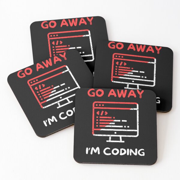 Item preview, Go away i'm coding designed and sold by Gilpro Designs.