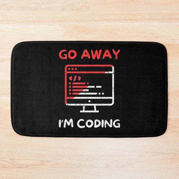Item preview, Go away i'm coding designed and sold by Gilpro Designs.