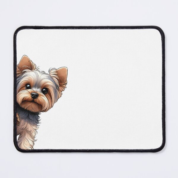 Item preview, Peeking Yorkshire Terrier - White designed and sold by FoxfireStardust.