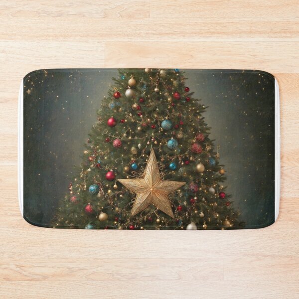 Item preview, Glimmering Elegance: A Radiant Christmas Tree Delight designed and sold by RedArtG09.