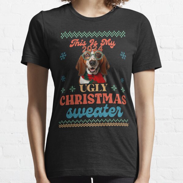 Basset hound ugly outlet christmas sweater