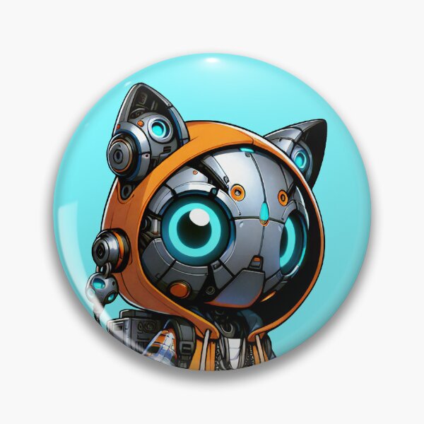 Item preview, Cute Cyberpunk Robot Tiger! designed and sold by kukamatsu.
