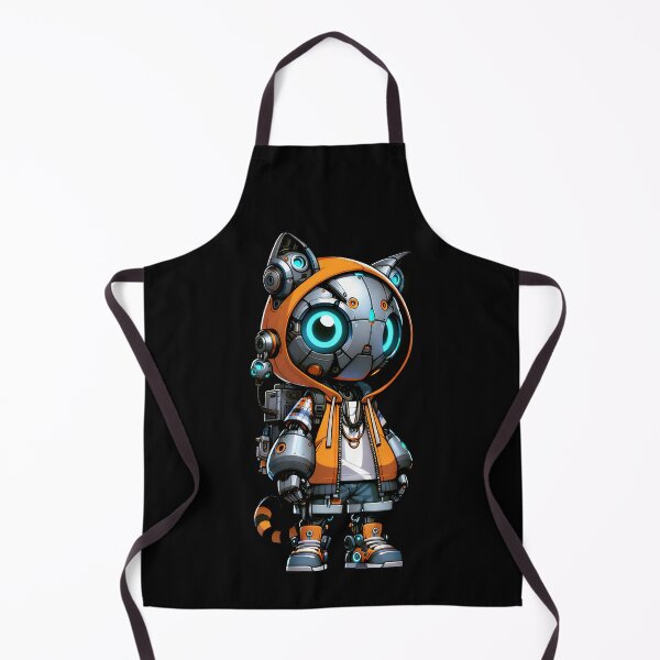 Item preview, Cute Cyberpunk Robot Tiger! designed and sold by kukamatsu.