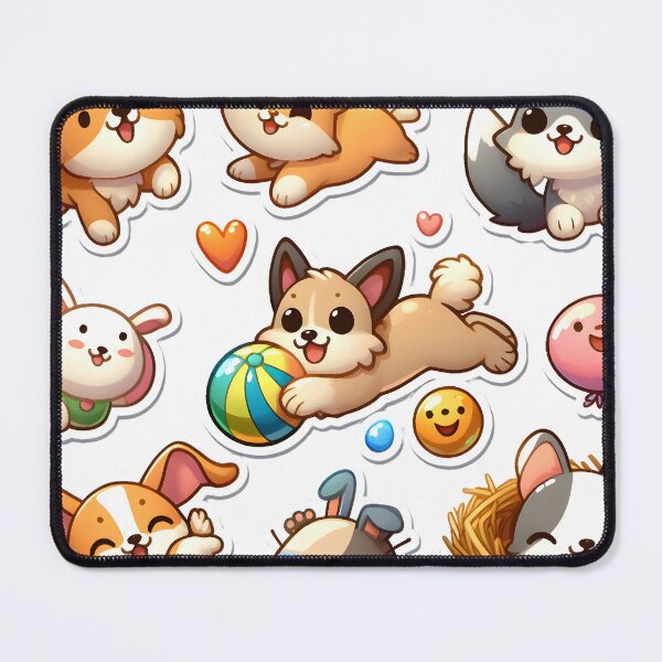 Item preview, Furry Frolics: Joyful Moments with Beloved Pets designed and sold by AI-Only Creations.