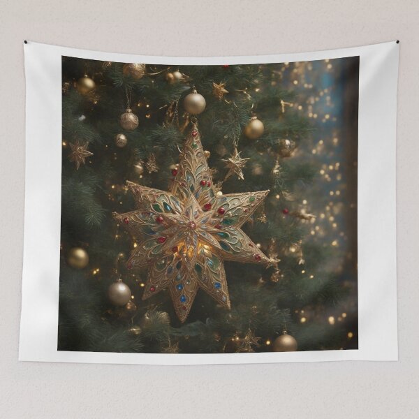 Item preview, Festive Splendor: High-Quality Capture of a Bedazzling Christmas Tree designed and sold by RedArtG09.