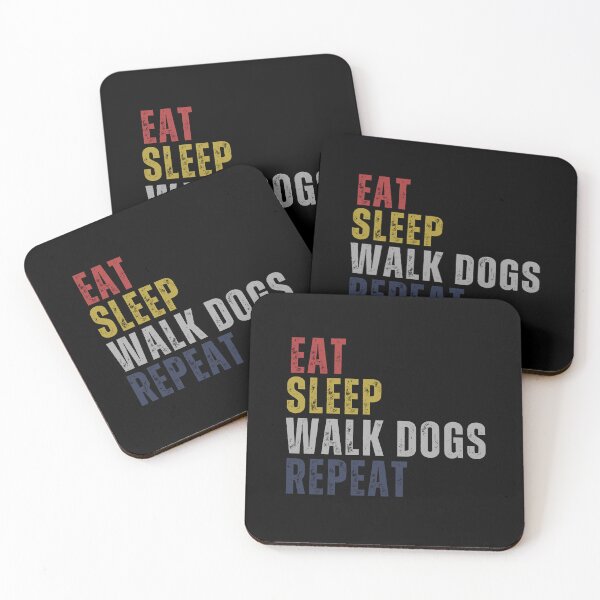 Artikelvorschau, Eat Sleep Walk Dogs wiederholen entworfen und verkauft von OnTheTrend.