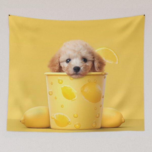 Item preview, “Sunny Pup Sip” designed and sold by Art-Vortex-fr.